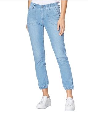 Paige Mayslie Light Wash Women's Jogger Jeans - size 26